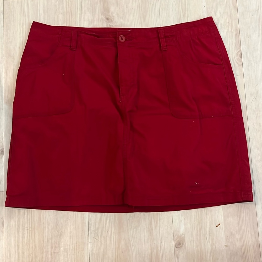 St. John's Bay Red Women’s Skort